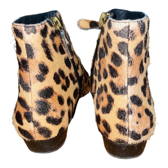 J Crew Factory Walker calf hair women’s ankle boots side zip size : 5 - Picture 7 of 12